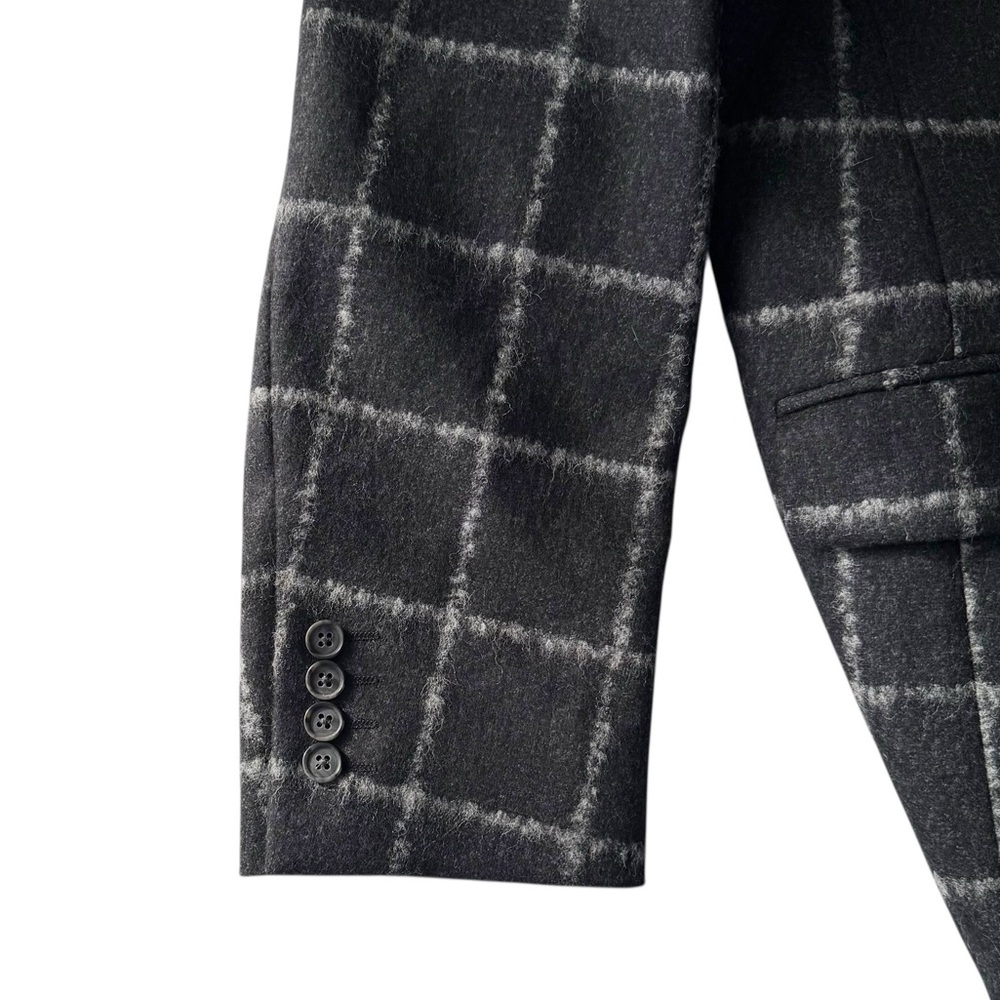 Coppley Gabe Windowpane Plaid Wool Sports Coat Blazer with Vest | 44 - Picture 8 of 12